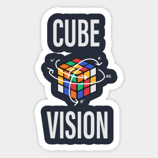 Cube Vision - Rubiks Cube Sticker